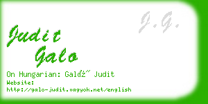 judit galo business card